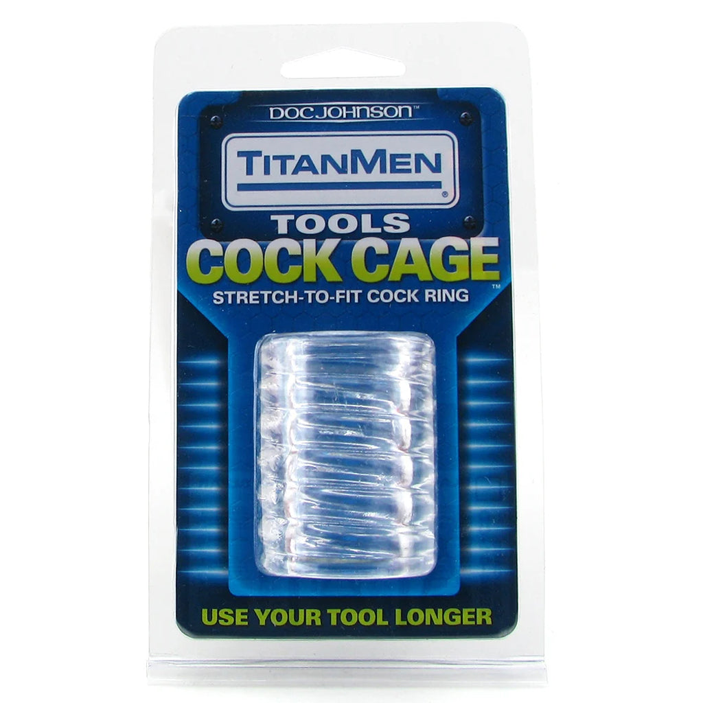 TitanMen Cock Cage in Clear Bondage and Fetish > Cock and Ball Devices