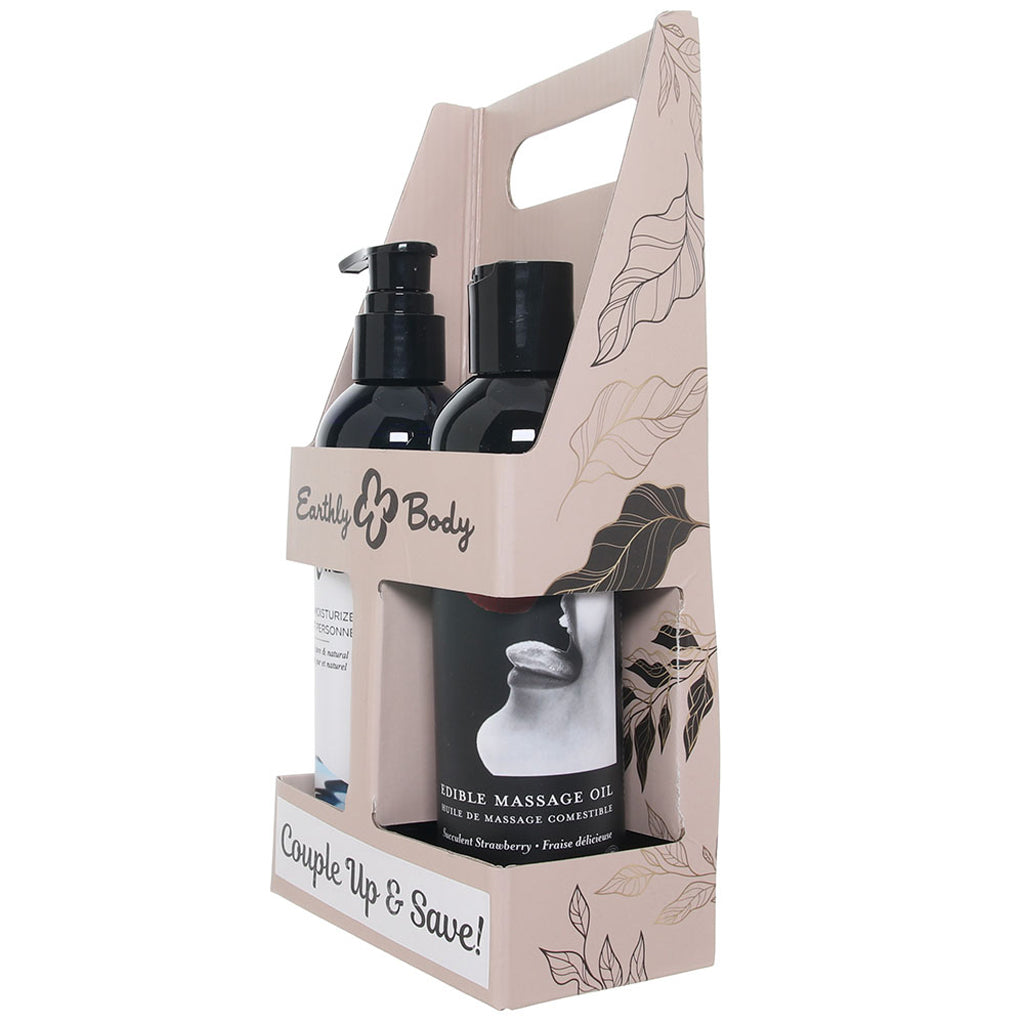 Hemp Seed Better Together Set in Succulent Strawberry Lubes and Lotions > Flavored Sex Lubes
