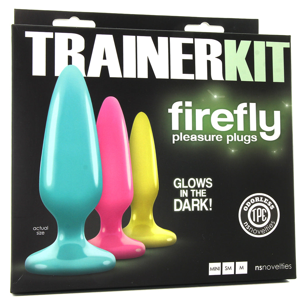 Firefly Pleasure Plugs Trainer Kit in Glow In the Dark Anal Sex Toys > Anal Starter Toys