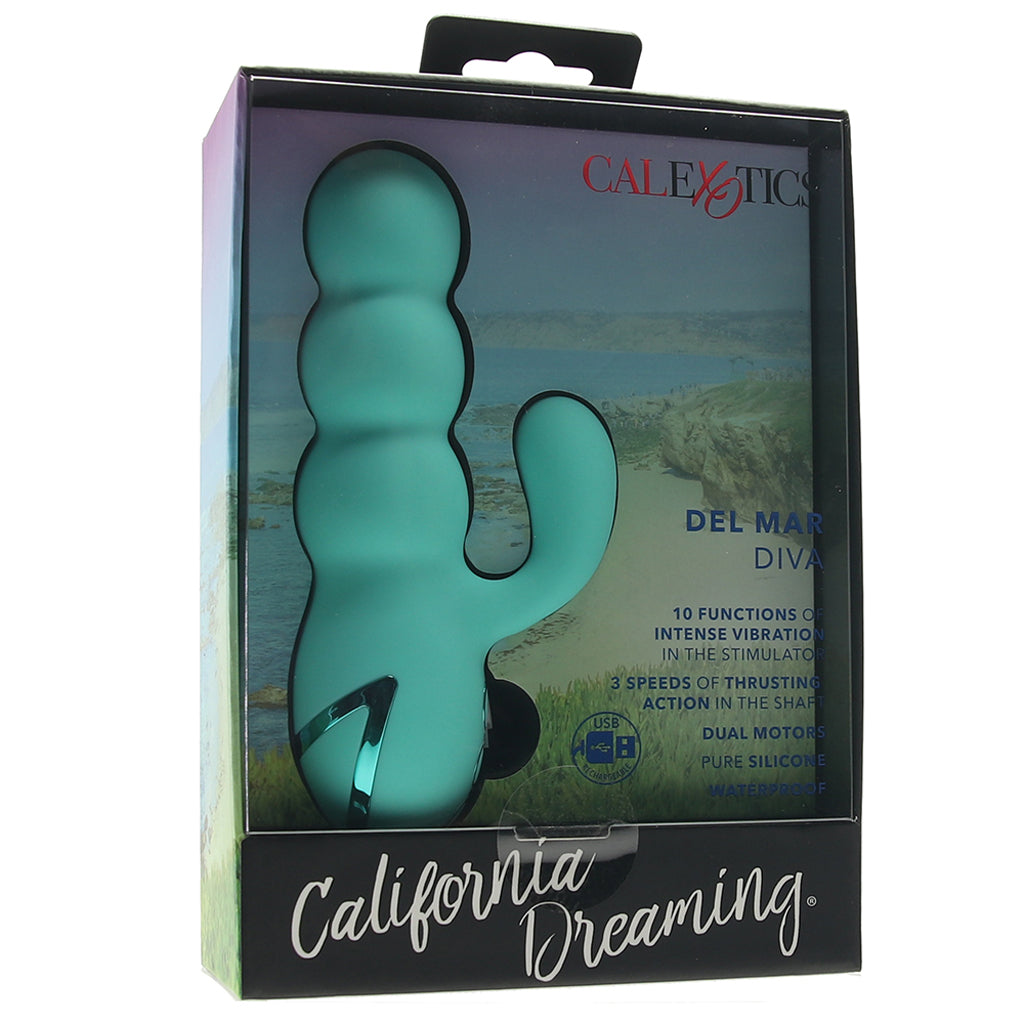 California Dreaming Del Mar Diva Rabbit Vibe Vibrators > Rabbit Vibrators