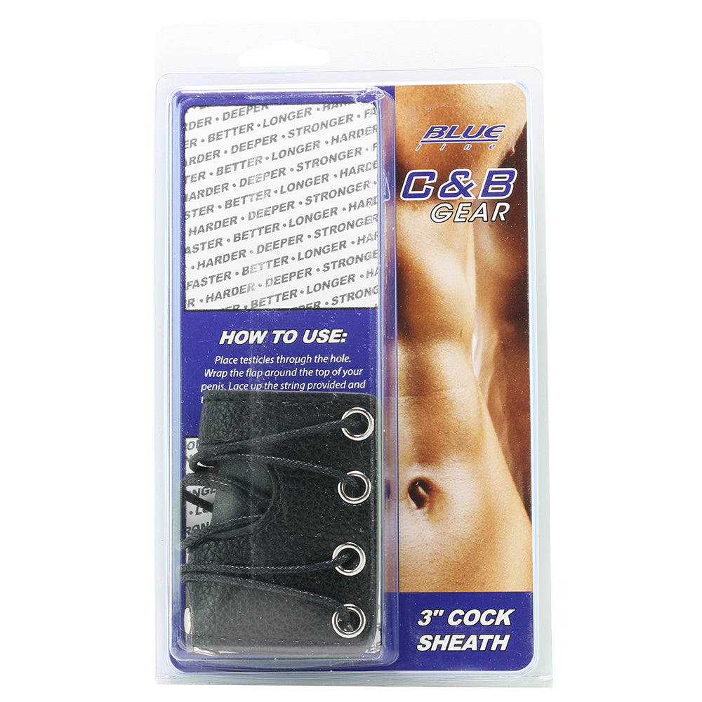 Blue Line 3 Inch Cock Sheath Bondage and Fetish > Cock and Ball Devices