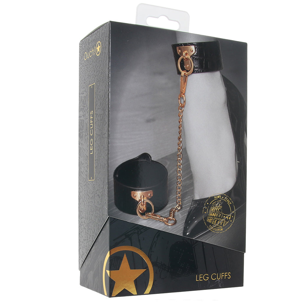 Ouch! Rome Collection Leg Cuffs Bondage and Fetish > Wrist and Ankle Cuffs