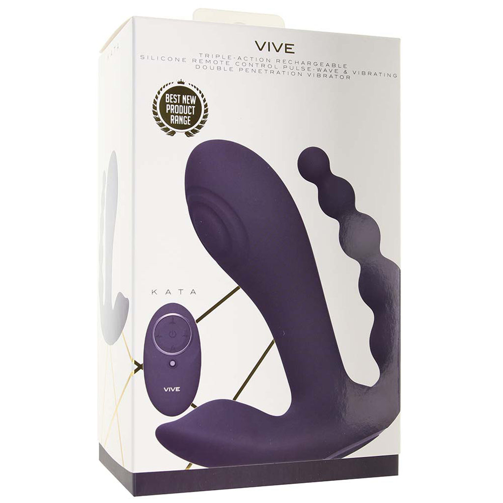 Vive Kata Pulse Wave Double Penetration Vibe Vibrators > Double Penetration