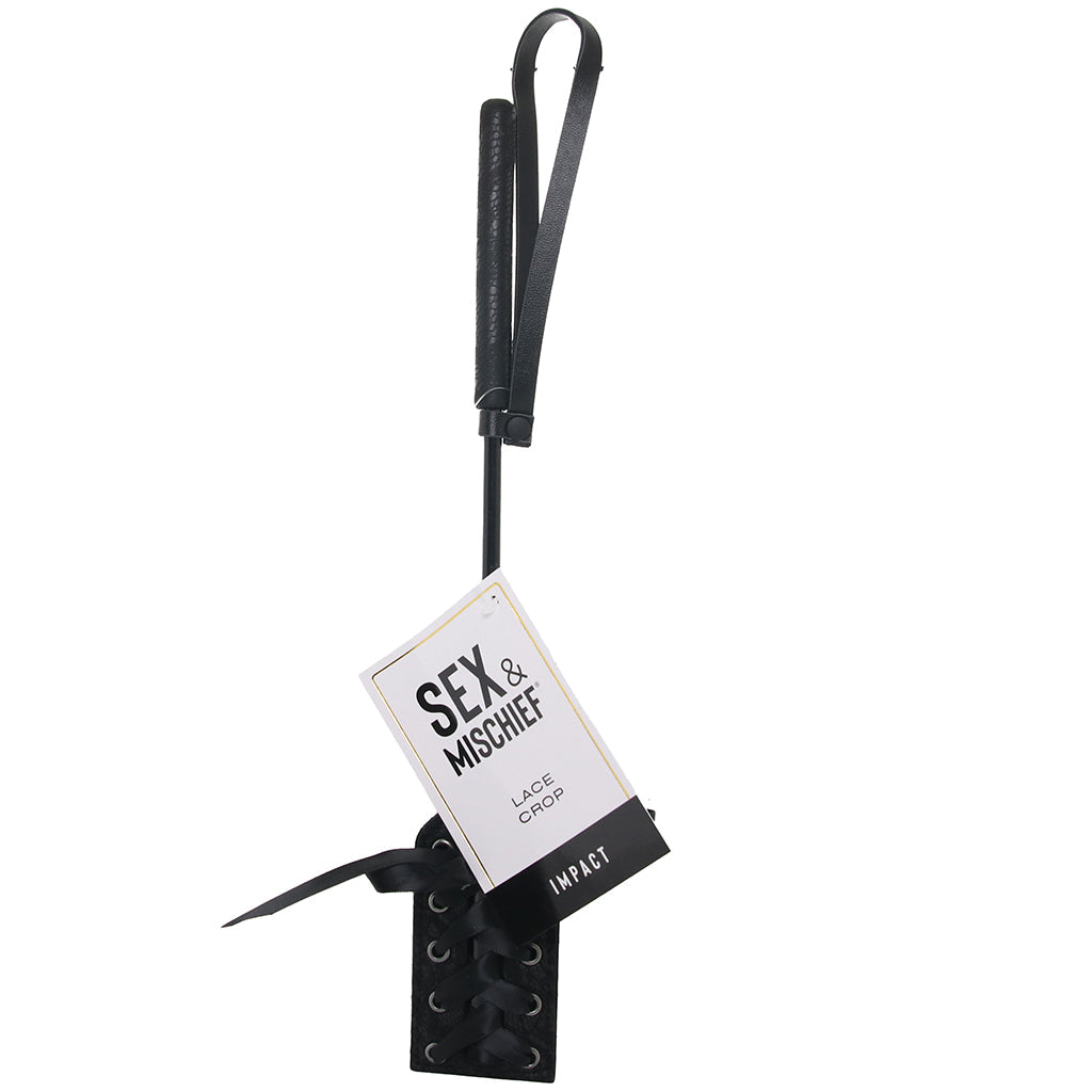 Sincerely Corset Lace Crop Bondage and Fetish > Whips and Crops