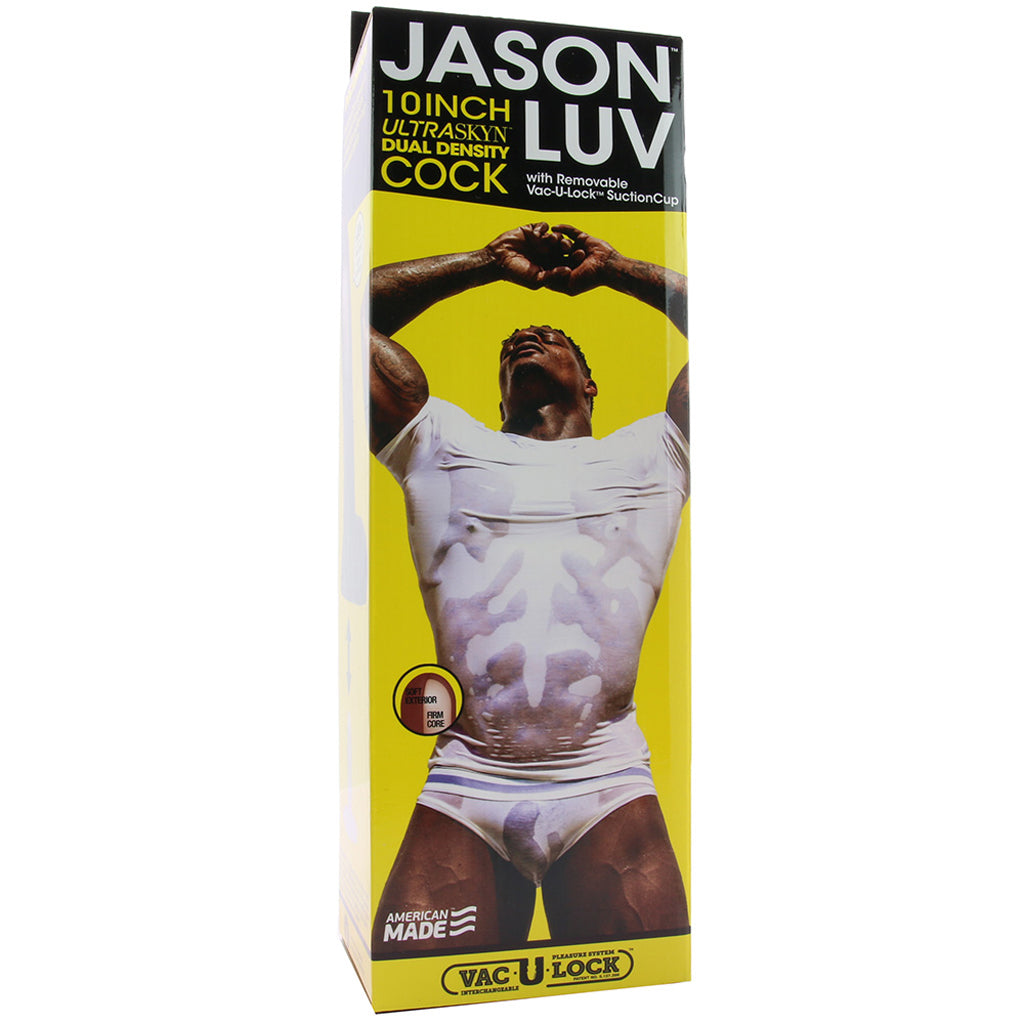 Jason Luv 10 Inch ULTRASKYN Vac-U-Lock Cock Dildo Sex Toys > Realistic Dildos