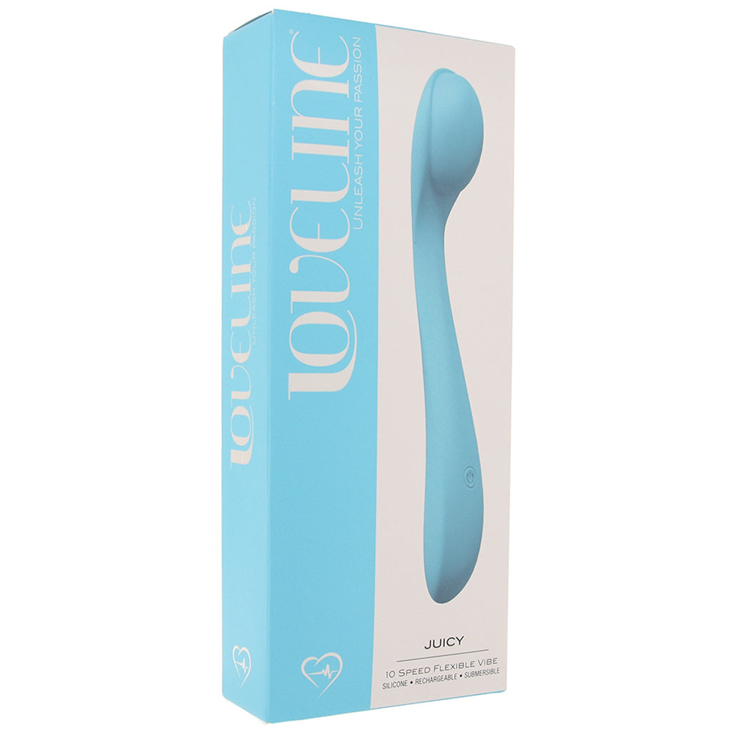 Loveline Juicy Flexible Vibe in Blue Vibrators > G-Spot Vibrators