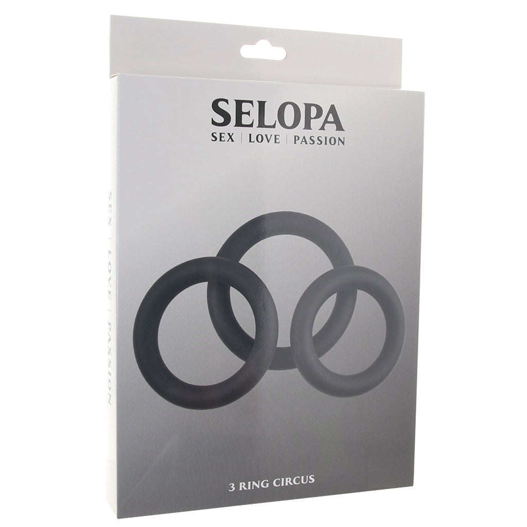 Selopa 3 Ring Circus C-Ring Set Cock Rings