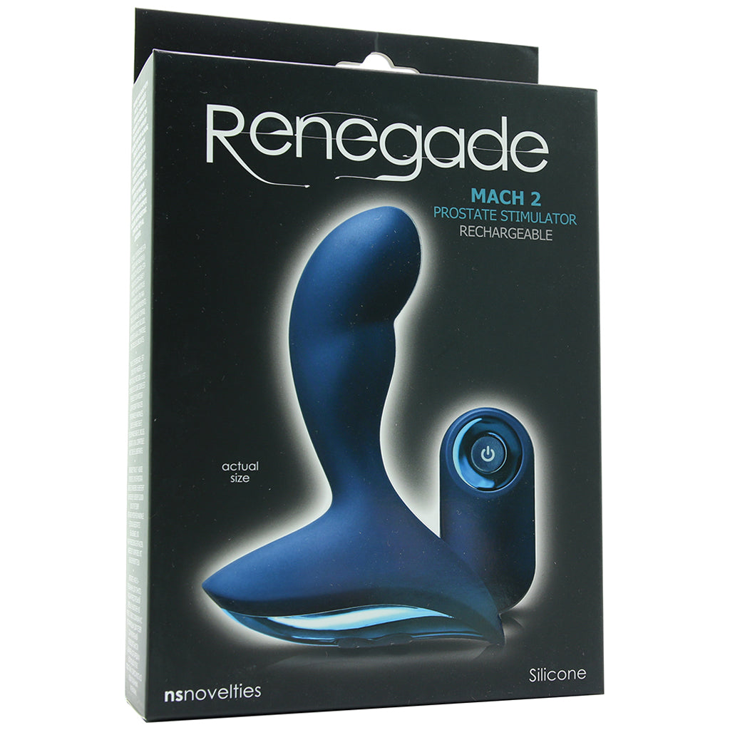 Renegade Mach 2 Prostate Stimulator in Blue Anal Sex Toys > Prostate Massagers