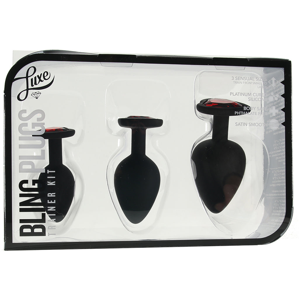 Luxe Bling Butt Plug Kit Anal Sex Toys > Butt Plugs