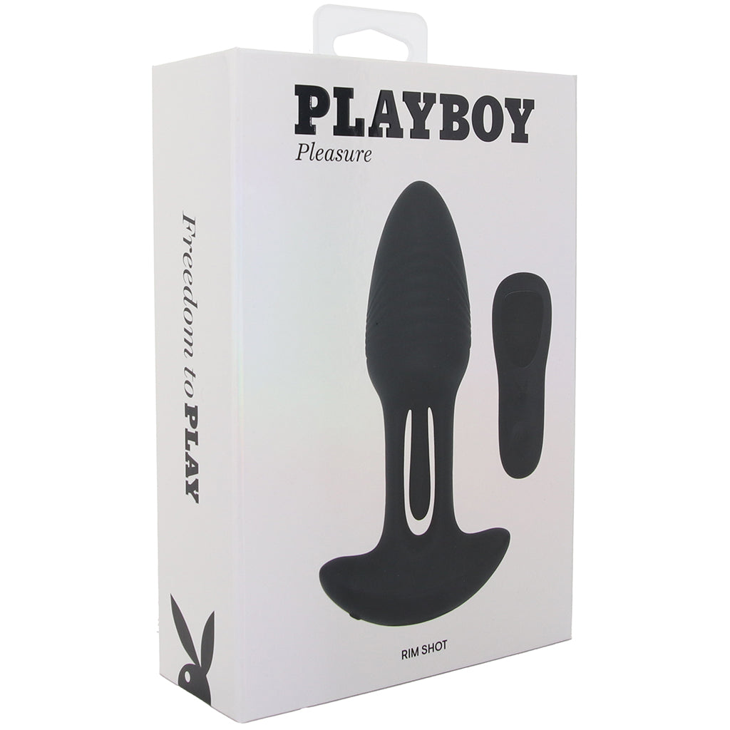 Playboy Rim Shot Flicking Vibrating Butt Plug Anal Sex Toys > Butt Plugs