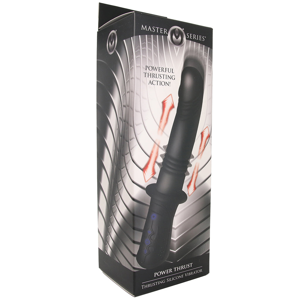 Master Series Power Thrust Thrusting Silicone Vibe Vibrators > G-Spot Vibrators