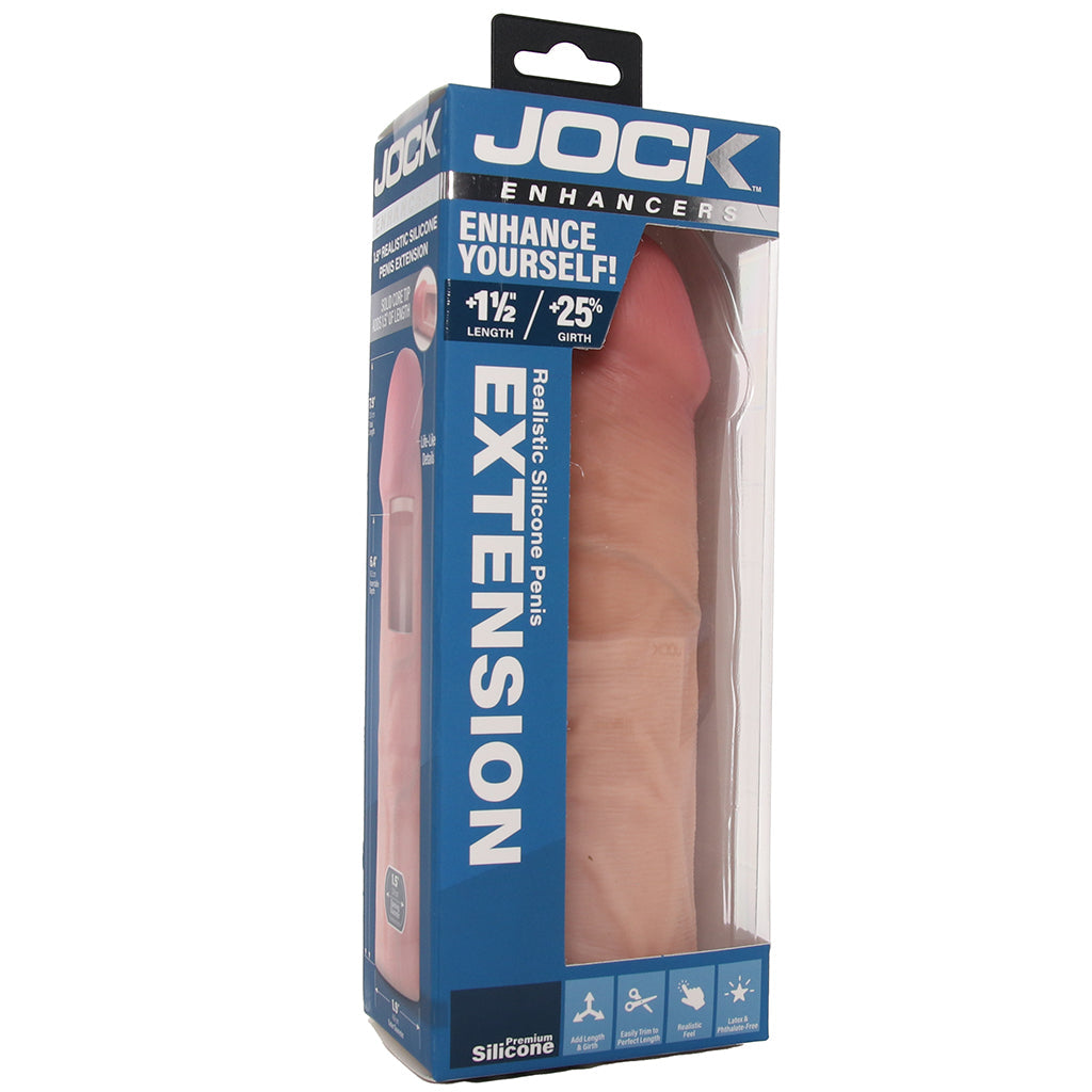 Jock 1.5 Inch Silicone Penis Extension in Light Male Enhancement > Extenders and Sleeves