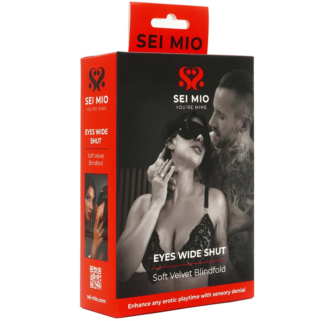Sei Mio Eyes Wide Shut Velvet Blindfold Bondage and Fetish > Pleasure Masks and Dress Up Play