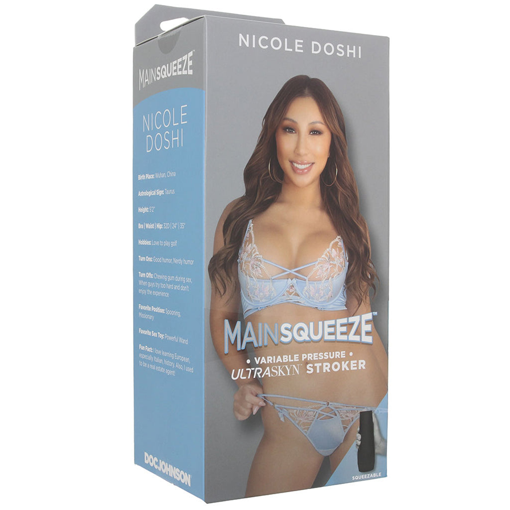 Main Squeeze Nicole Doshi ULTRASKYN Stroker Male Masturbators > Pocket Strokers