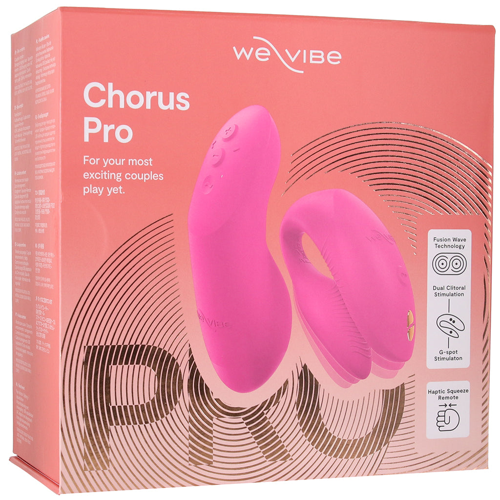 We-Vibe Chorus Pro Couples Vibe in Electric Pink Vibrators > G-Spot Vibrators