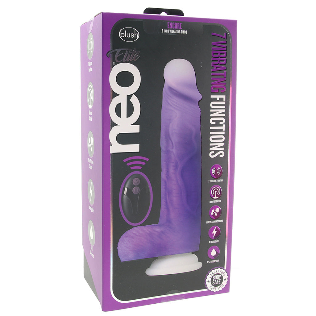 Neo Elite Encore Silicone Vibe Dildo Sex Toys > Realistic Dildos