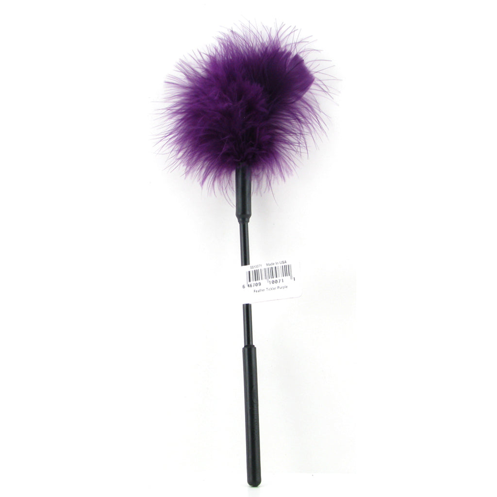 Feather Tickler 7 Inch in Purple Bondage and Fetish > Tools & Accessories