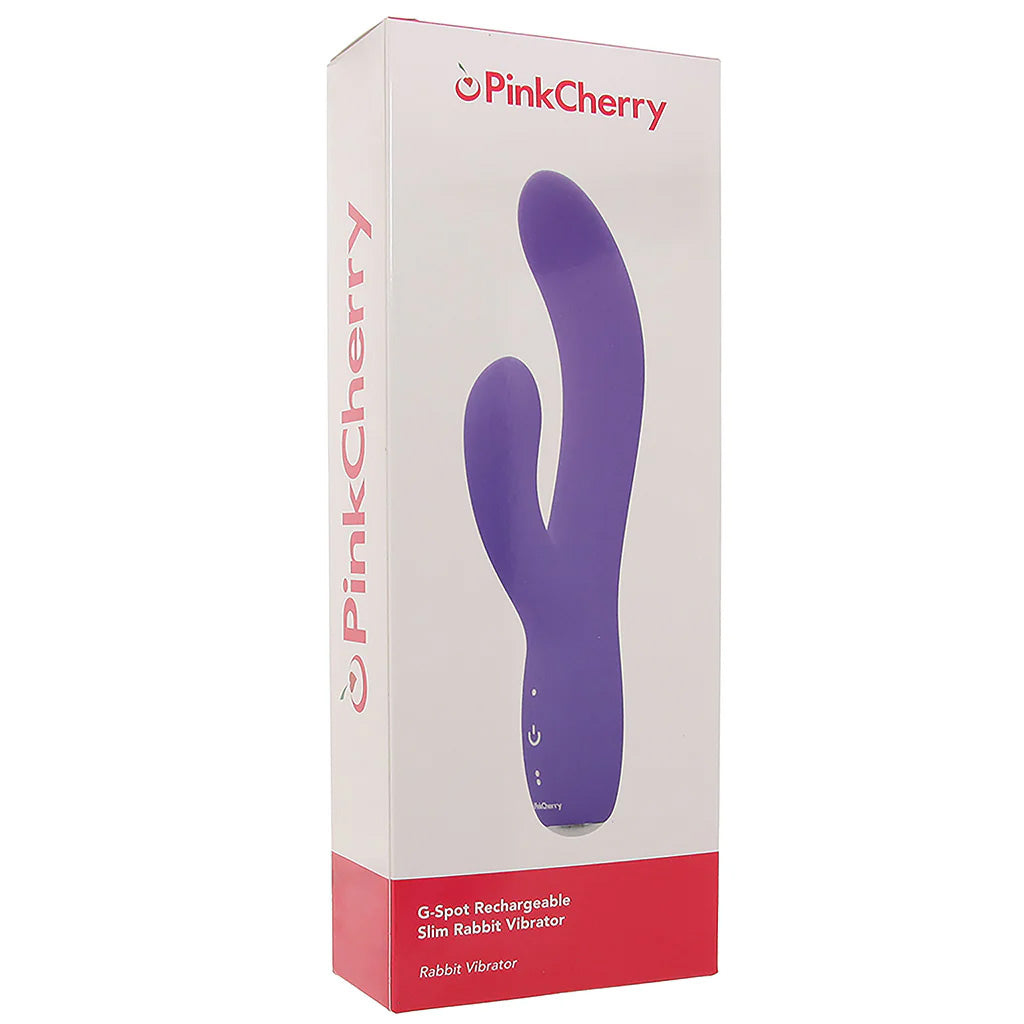 PinkCherry G-Spot Slim Rabbit Vibe in Purple Vibrators > Rabbit Vibrators