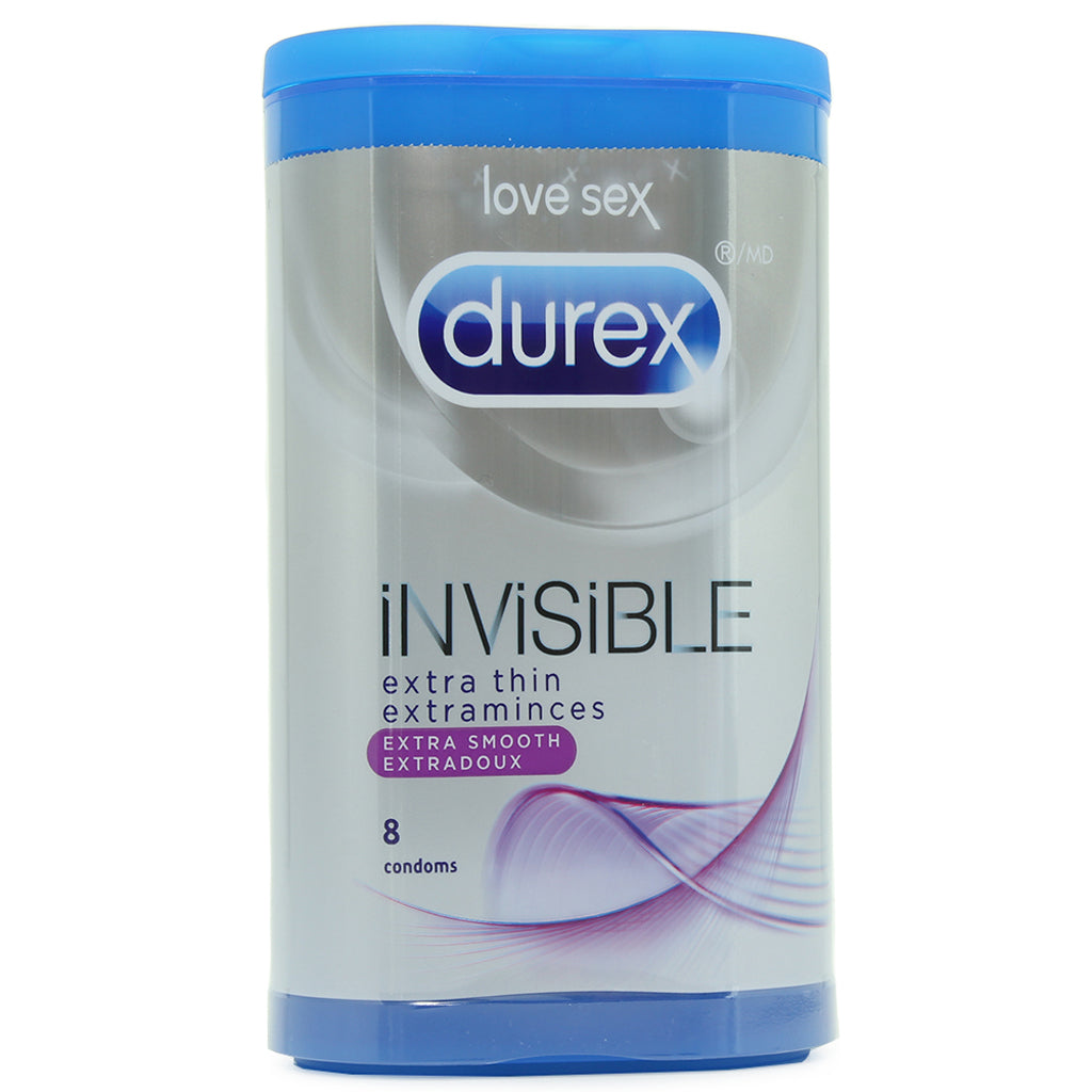 Invisible Extra Smooth Condoms in 8 Pack Condoms