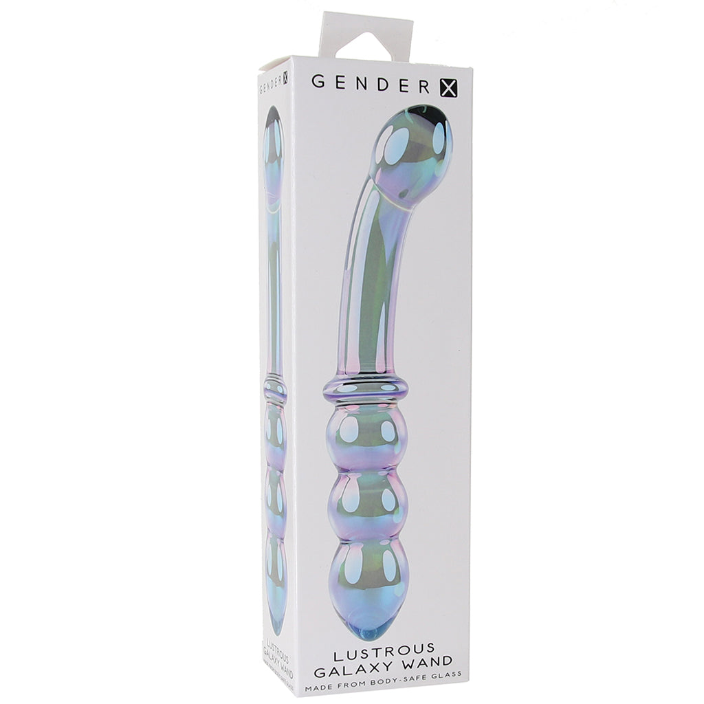 Gender X Lustrous Galaxy Glass Wand Dildo Sex Toys > G-Spot Dildos