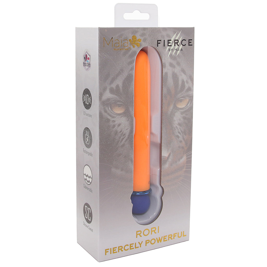 Rori Fiercely Powerful X-Long Bullet Vibe in Orange Vibrators > Bullet and Egg Vibrators