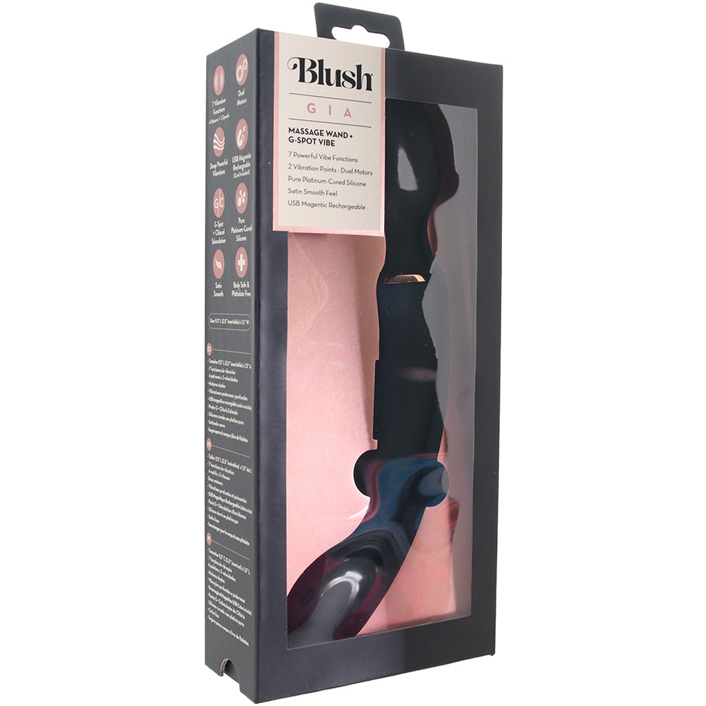 Gia Massage Wand and G-Vibe in Black Vibrators > Wands