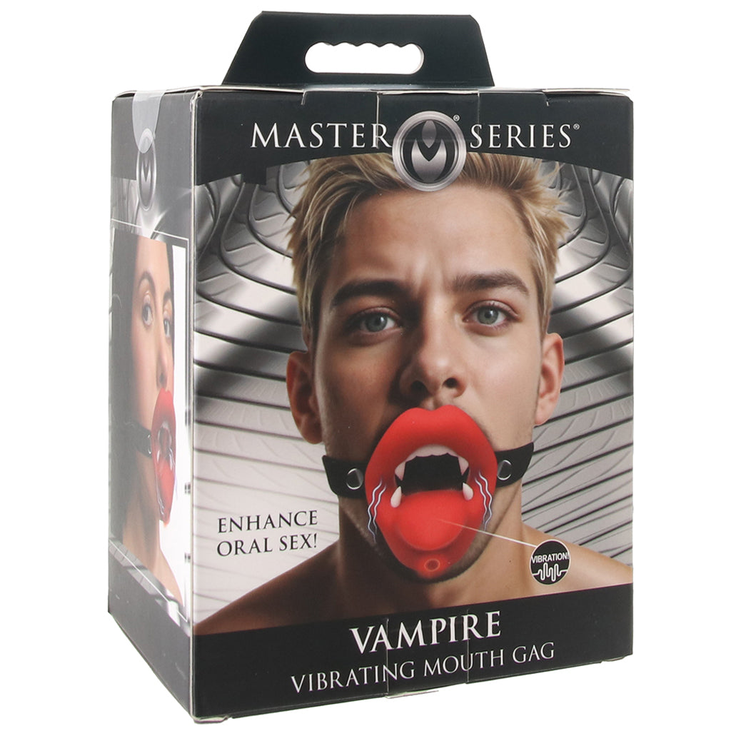 Master Series Vampire Vibrating Mouth Gag Bondage and Fetish > Ball Gags & Mouth Restraints