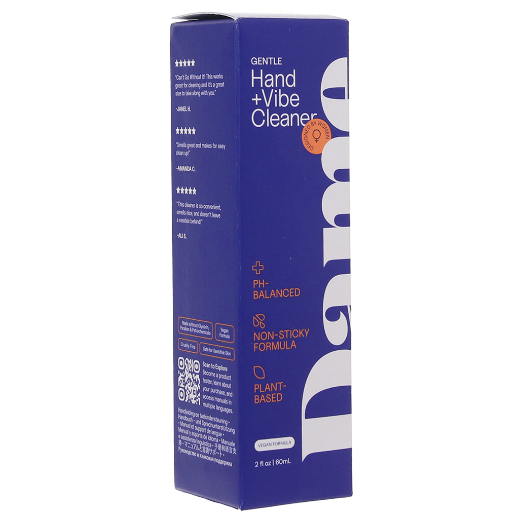 Dame Hand + Vibe Cleaner 2oz/60ml in Sweet Orange Lubes and Lotions > Sex Toy Cleaner