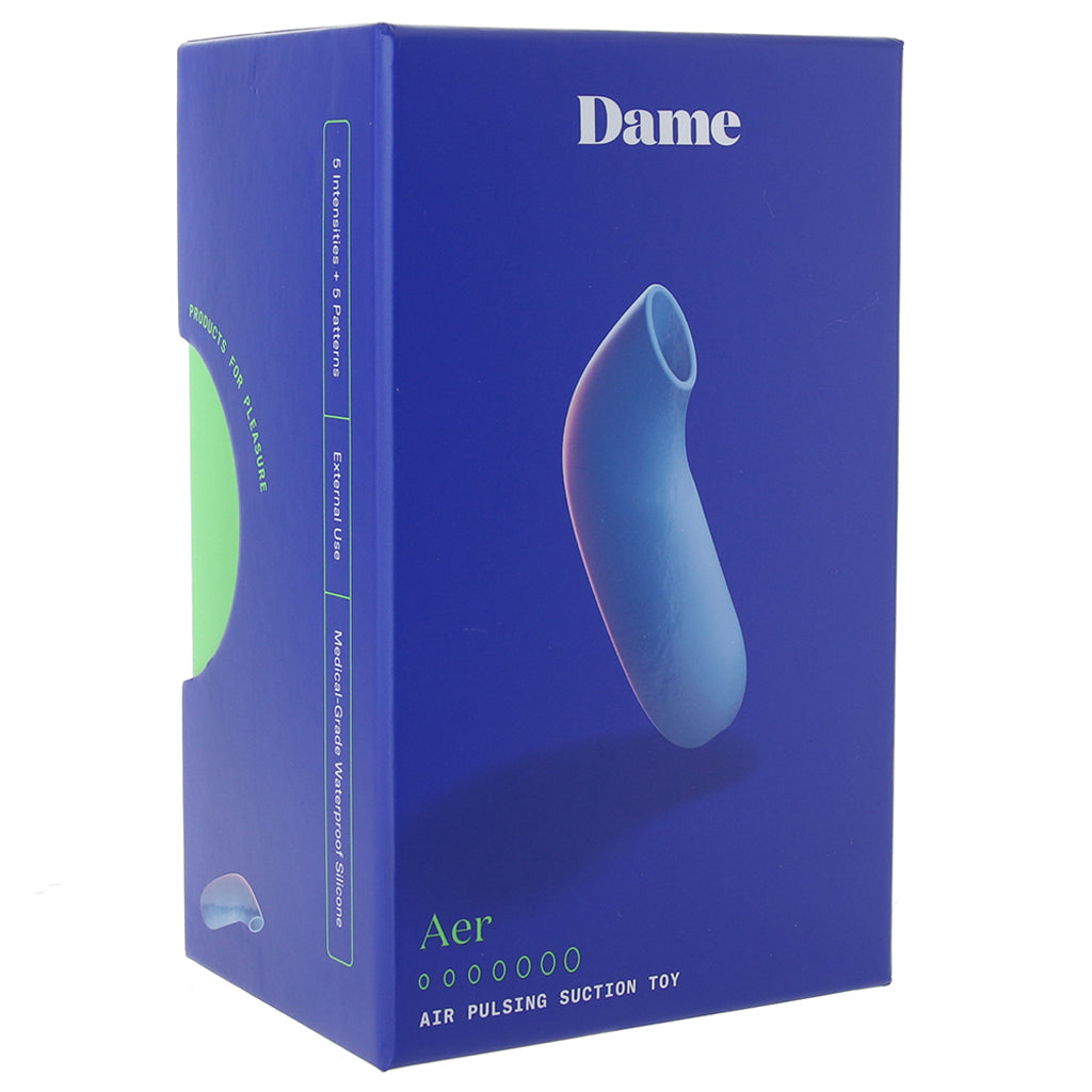 Dame Aer Suction Toy in Perwinkle Vibrators > Clitoral Stimulators