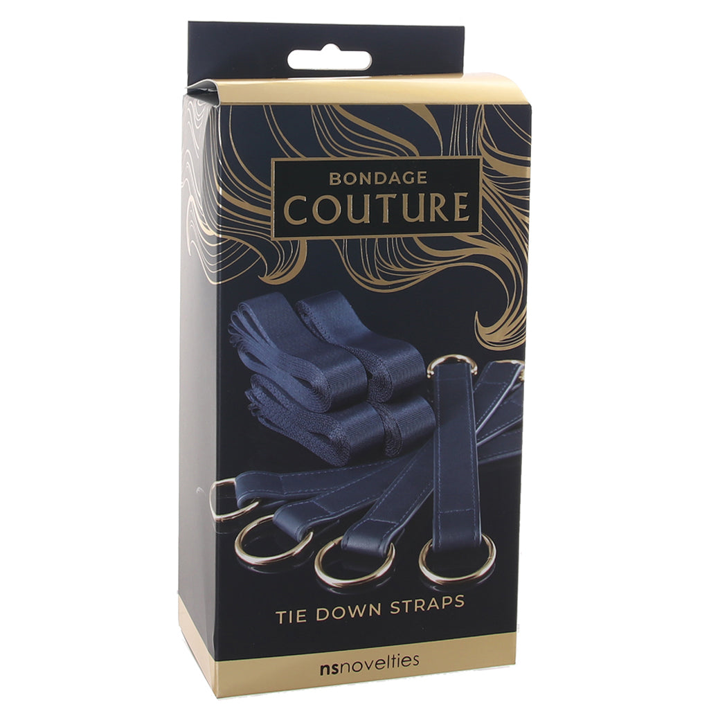 Bondage Couture Tie Down Straps in Blue Bondage and Fetish > Restraints