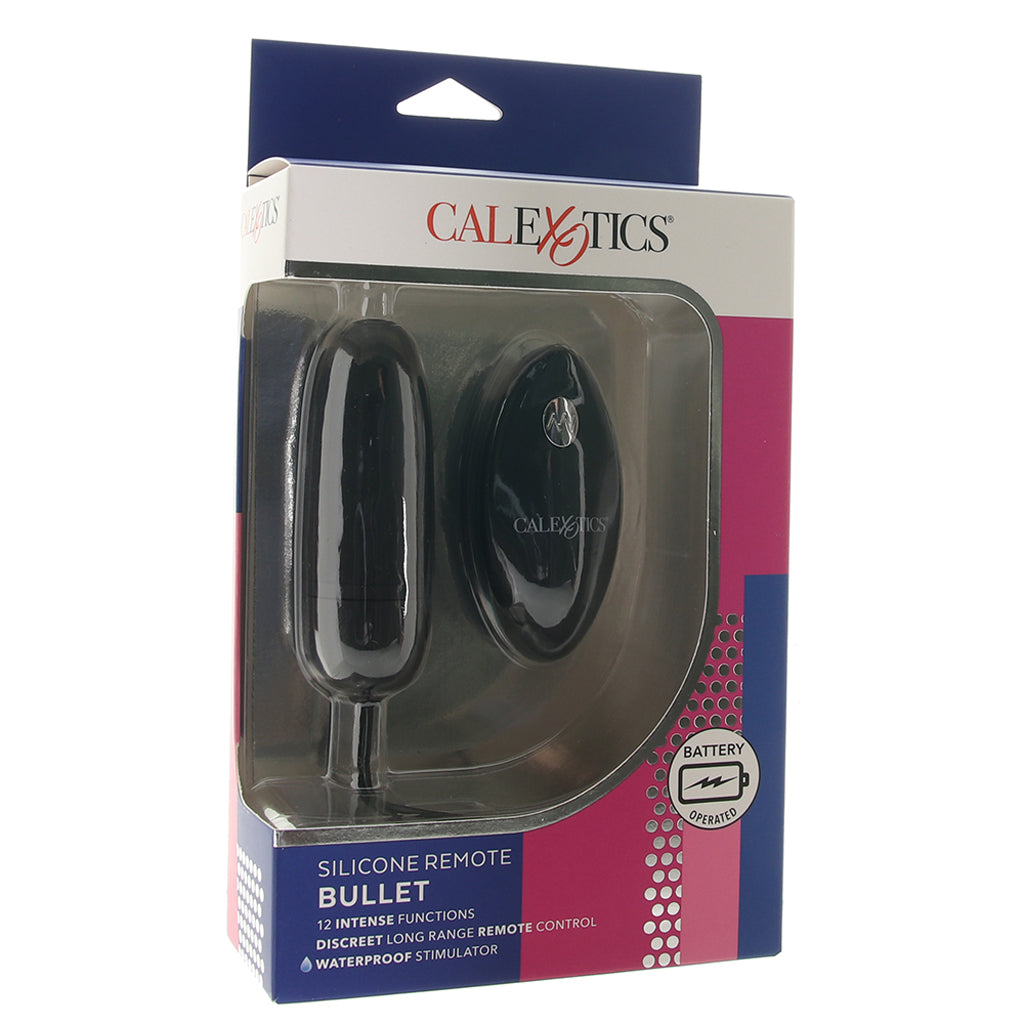 Silicone Remote Bullet Vibe in Black Vibrators > Bullet and Egg Vibrators