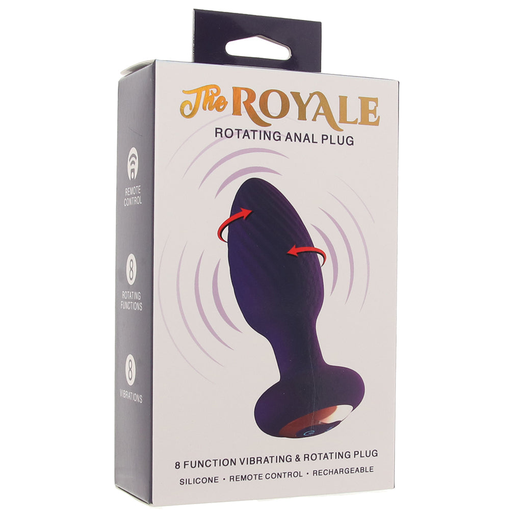 The Royale Rotating Vibrating Butt Plug Anal Sex Toys > Butt Plugs