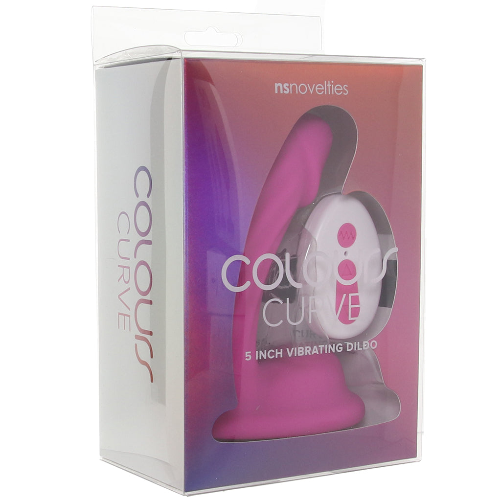 Colours Curve 5 Inch Vibe in Pink Vibrators > G-Spot Vibrators