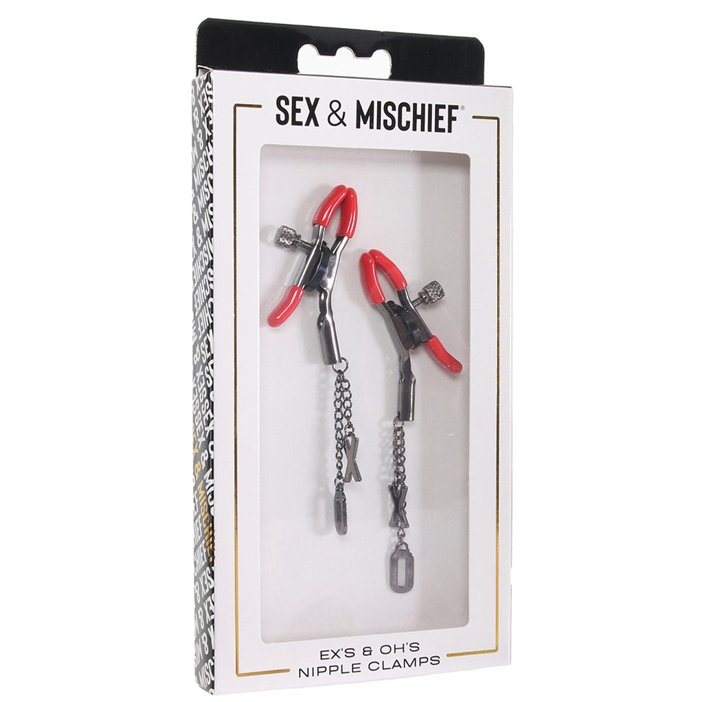 Ex's & Oh's Nipple Clamps Bondage and Fetish > Nipple Stimulators & Clamps