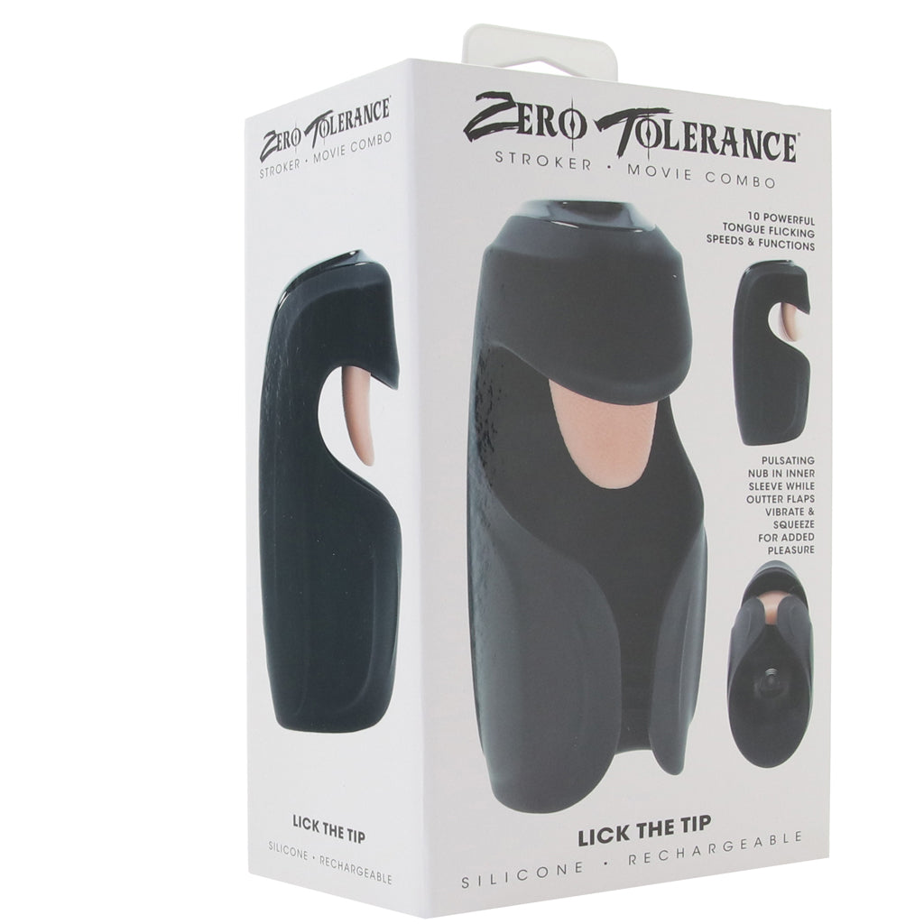 Zero Tolerance Lick The Tip Stroker Male Masturbators > Vibrating