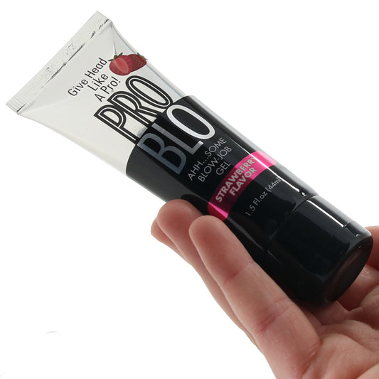 Pro Blo Flavored Oral Gel 1.5oz/44ml in Strawberry Lubes and Lotions > Sexual Stimulants