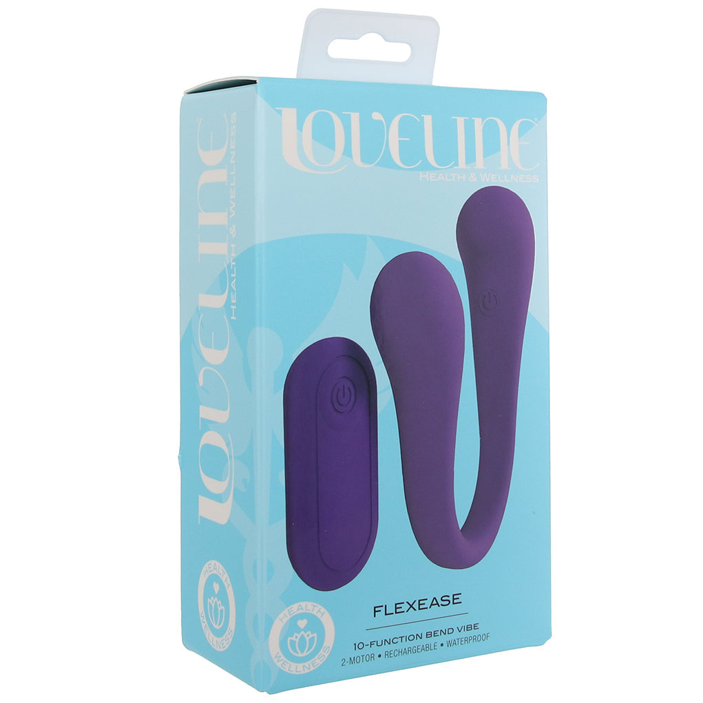 Loveline FlexEase Double Ended Bend Vibe Vibrators > G-Spot Vibrators