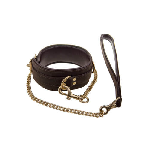 Bound Nubuck Leather Leash – Durable 108.6cm Heavy Duty Leather Leash