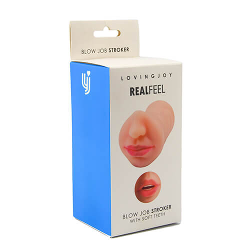 Loving Joy Real Feel Blow Job Stroker – 12cm Soft Teeth Stroker