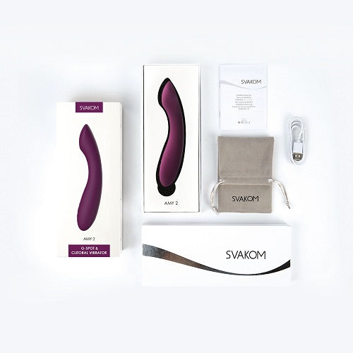 Svakom Amy 2 – Waterproof G-Spot and Clitoral Vibrator
