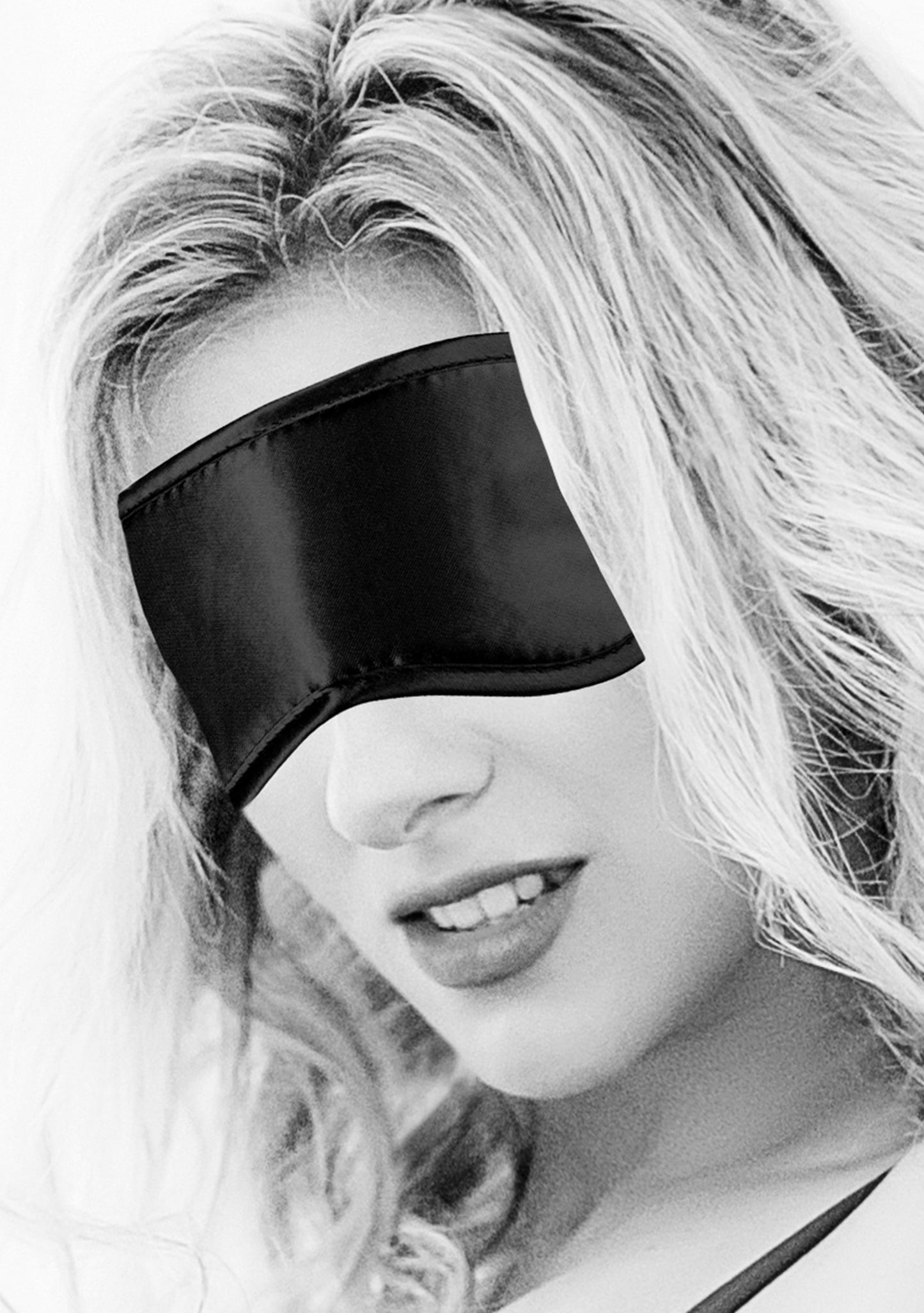 White Satin Eye Mask Blindfold for Relaxation and Intimate Moments