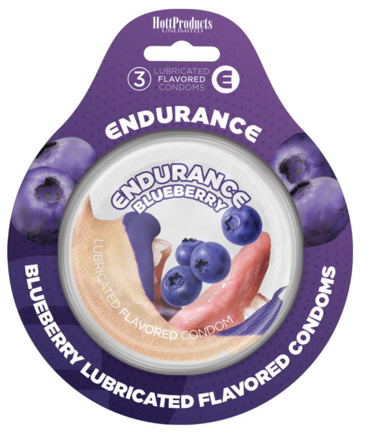 Endurance Condoms - Chocolate -3 Pack