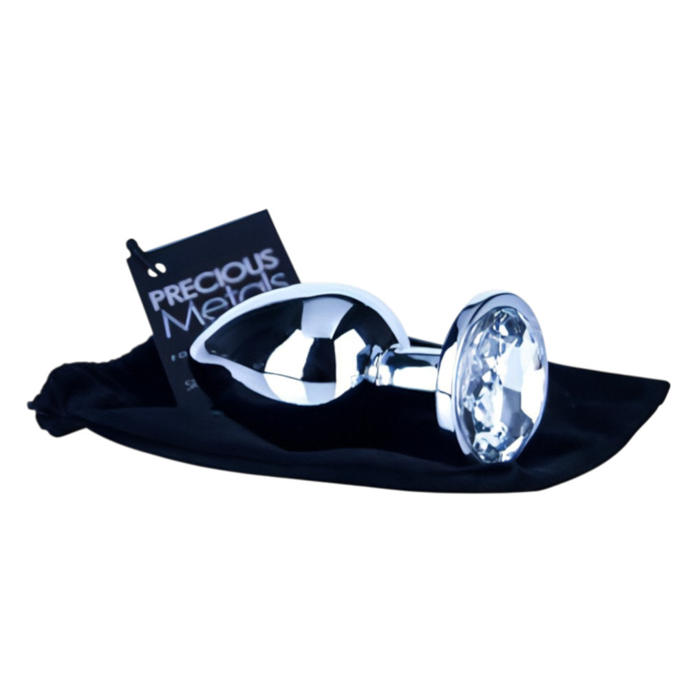 Precious Metals Silver Butt Plug (Small) – Luxury Butt Plug
