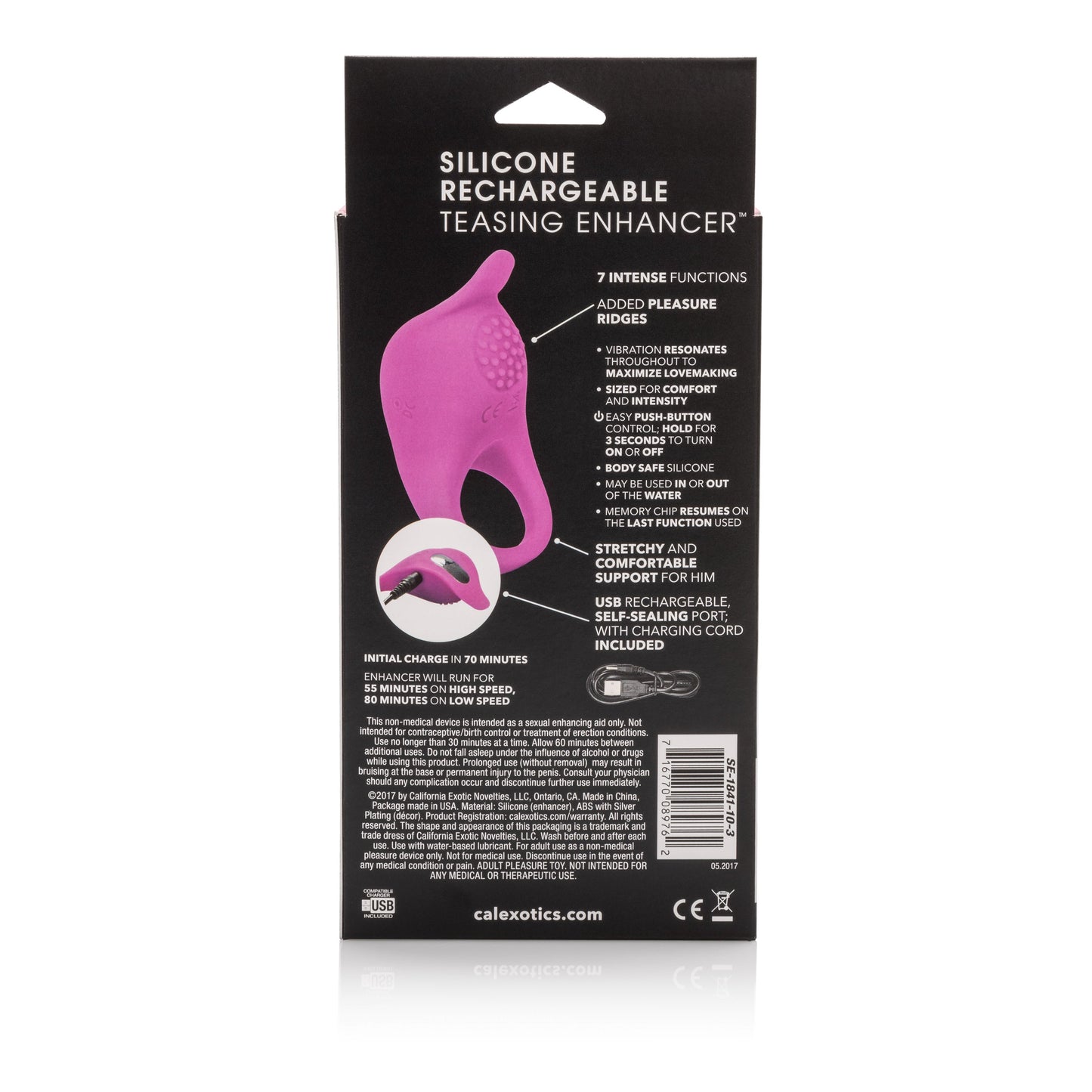 Silicone Vibrating Teasing Enhancer Ring