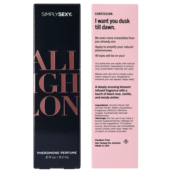 Simply Sexy All Night Long – Pheromone Perfume 9.2ml