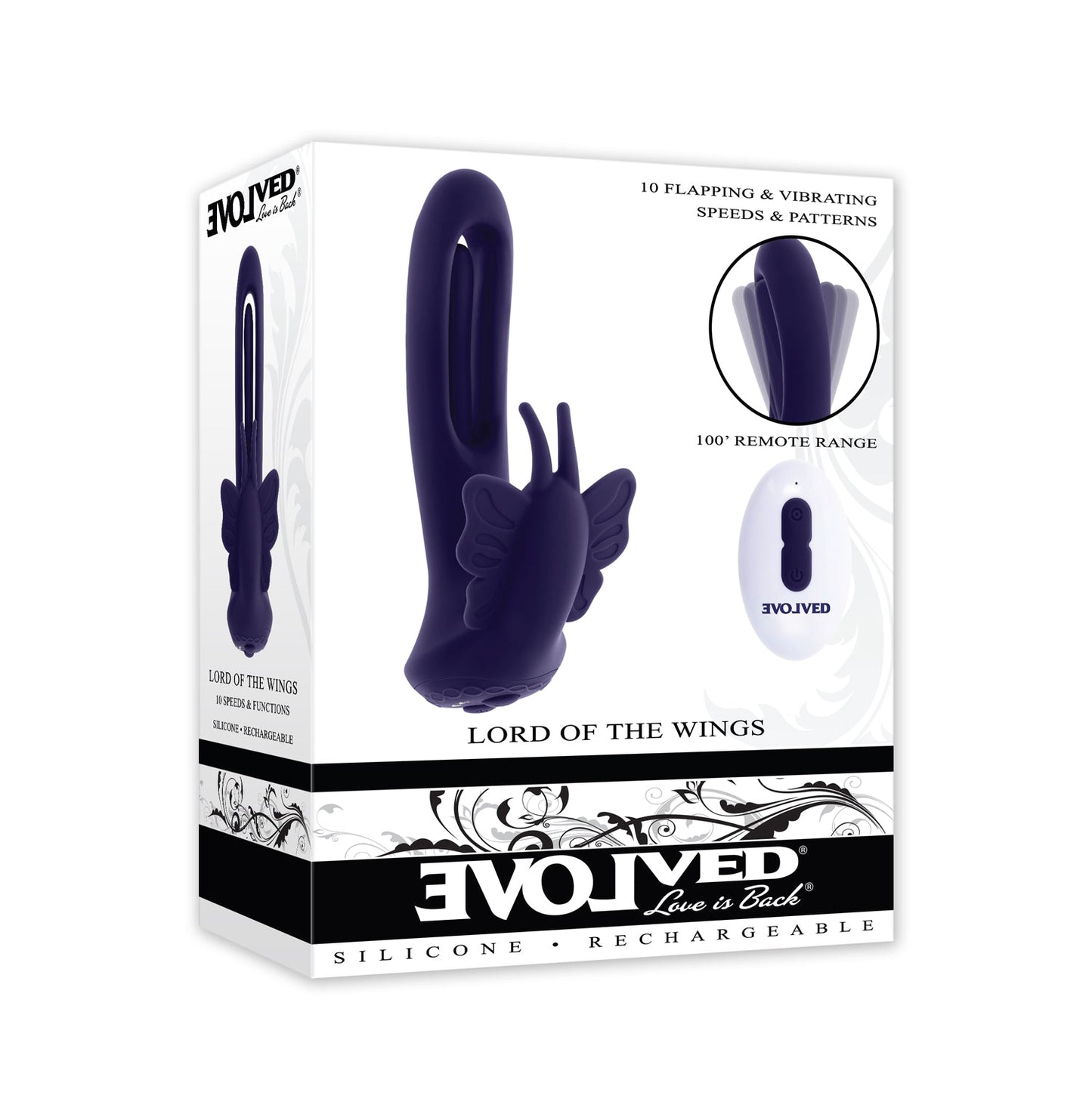 Lord of the Wings Purple Butterfly Vibrator – Playful Dual Pleasure Vibrator