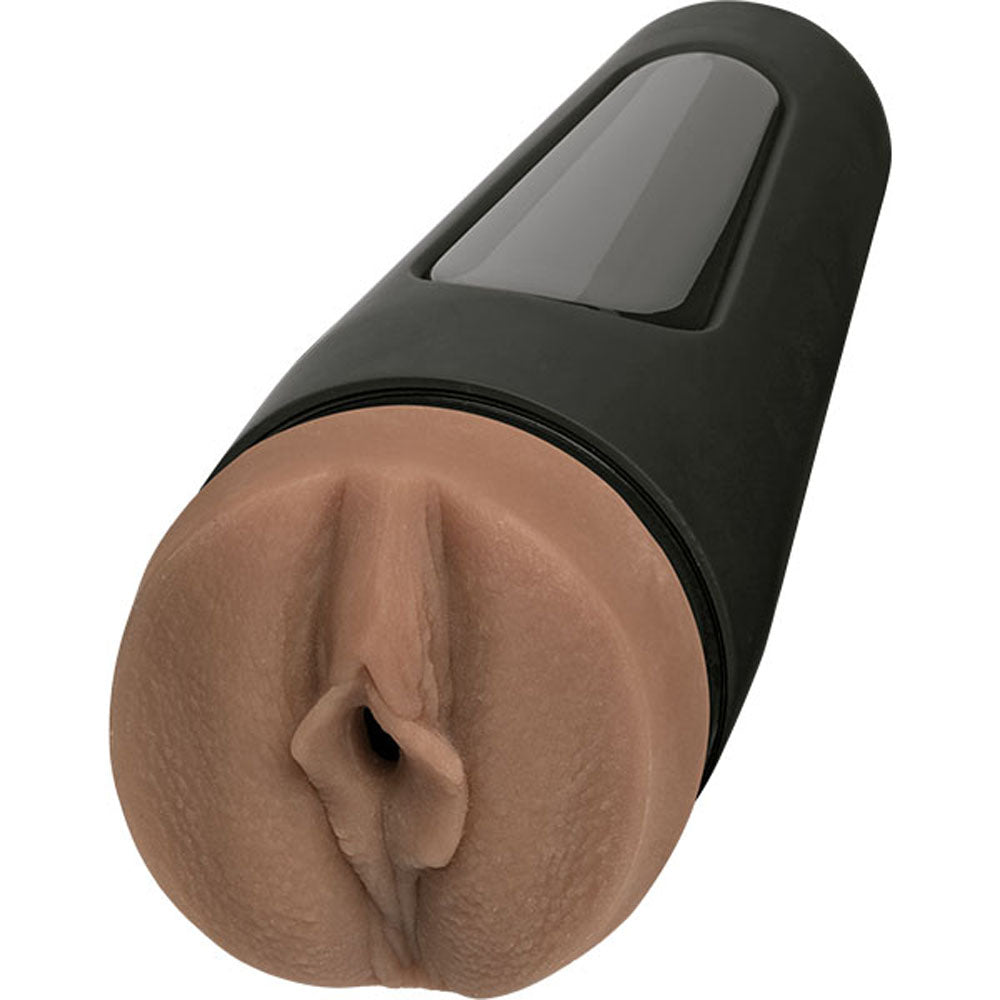 Main Squeeze Honey Gold Ultraskyn Stroker Pussy With Variable Pressure and Textured Interior