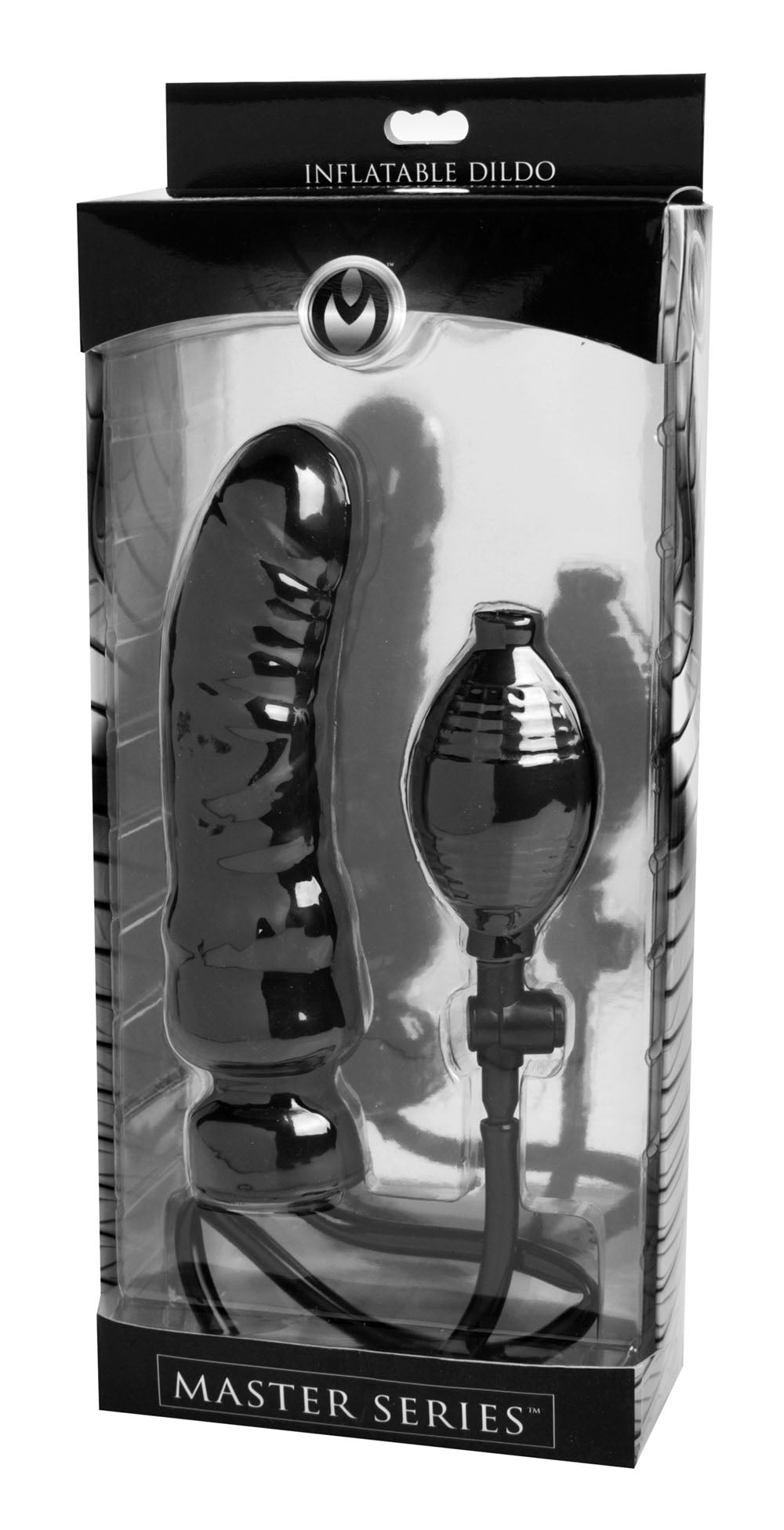 Master Series Renegade – Inflatable Ridged Dildo with Hand Pump