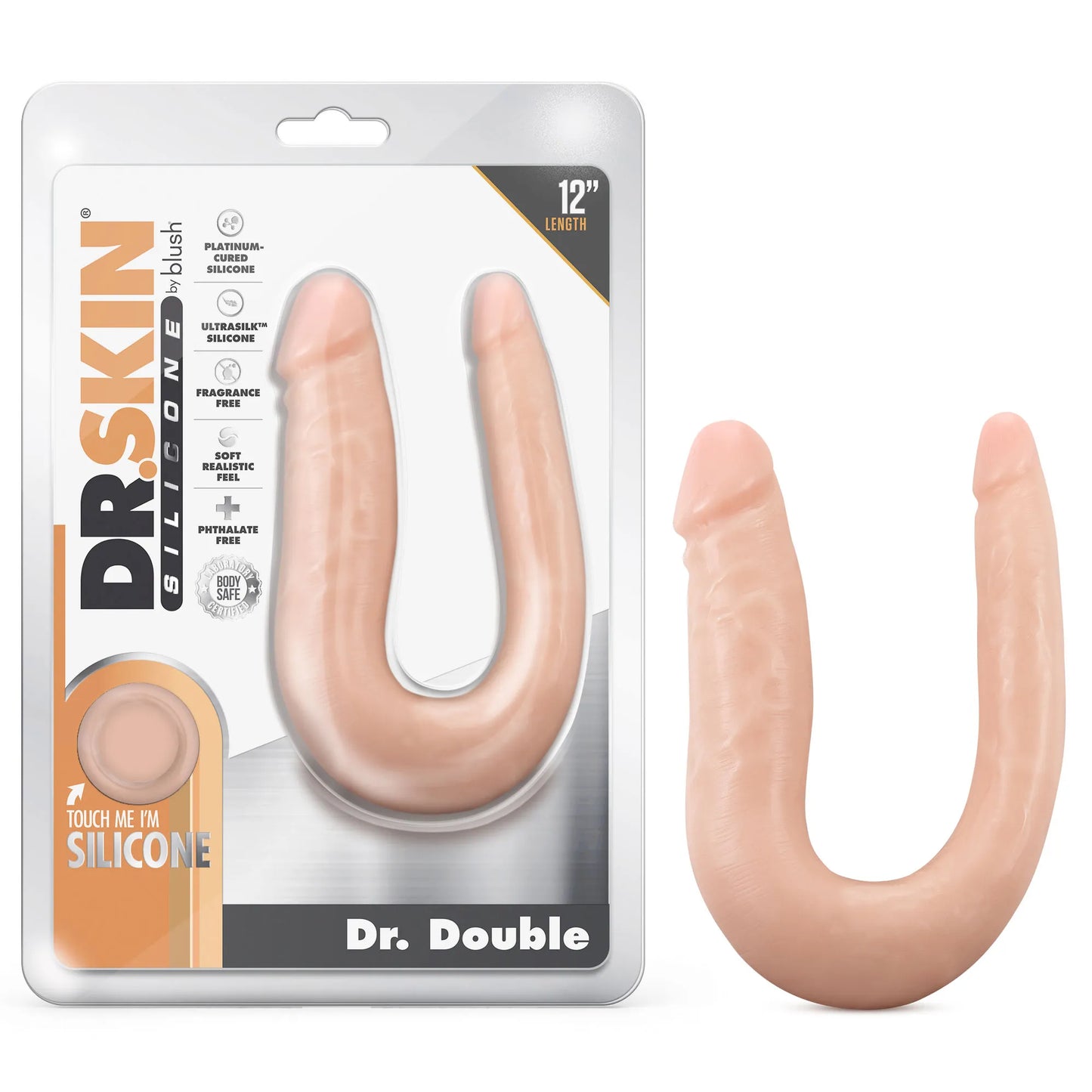 Dr. Skin Dr. Double – 12 Inch Silicone Double Dong
