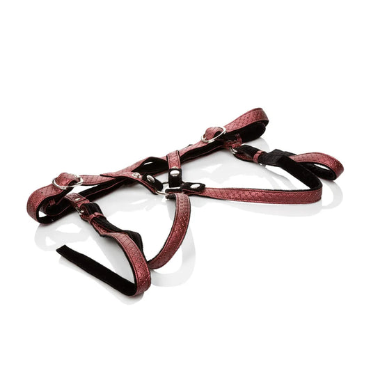 Her Royal Harness Regal Duchess – Premium Crotchless Vegan Leather Harness